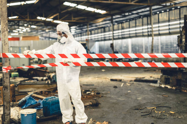 Professional Infectious Disease Decontamination technician working in Palmyra, NJ